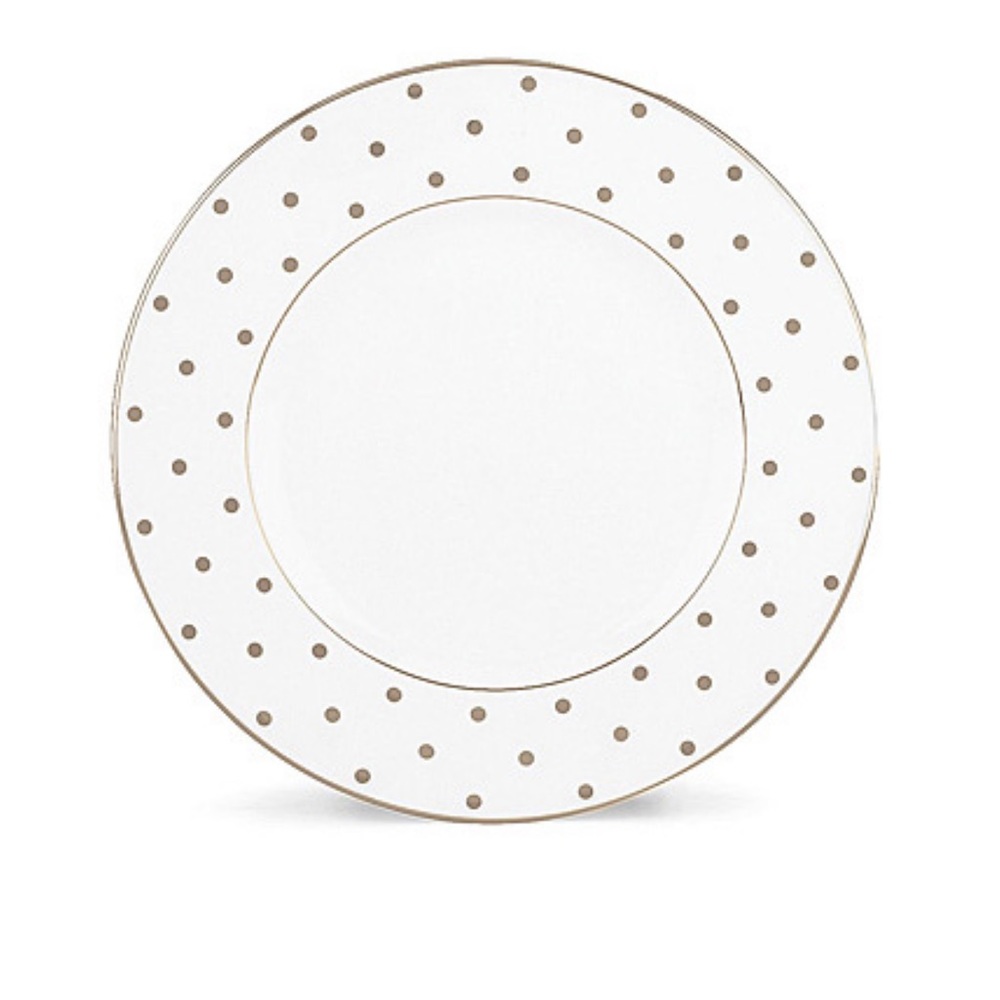 Kate Spade Larabee Road Platinum Accent Plate 10